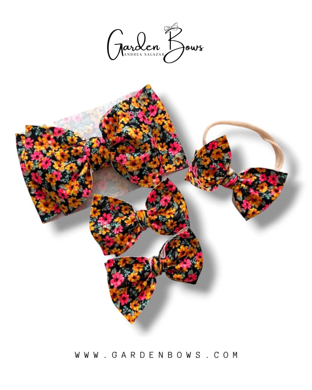 Floral Orange Nylon