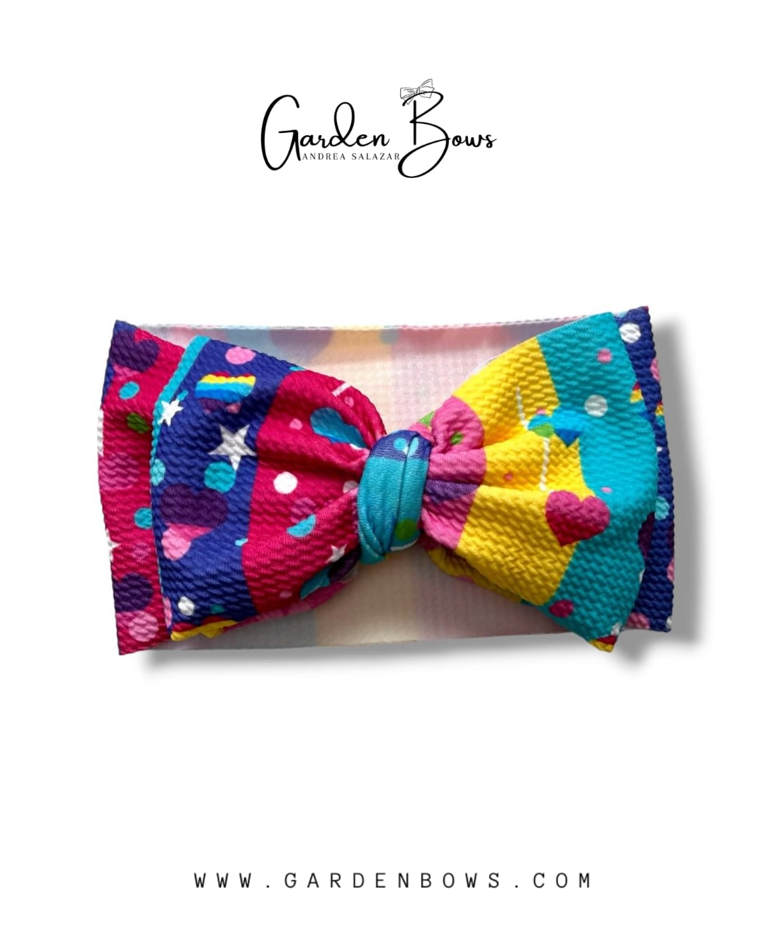 Colorful Heart Headwrap