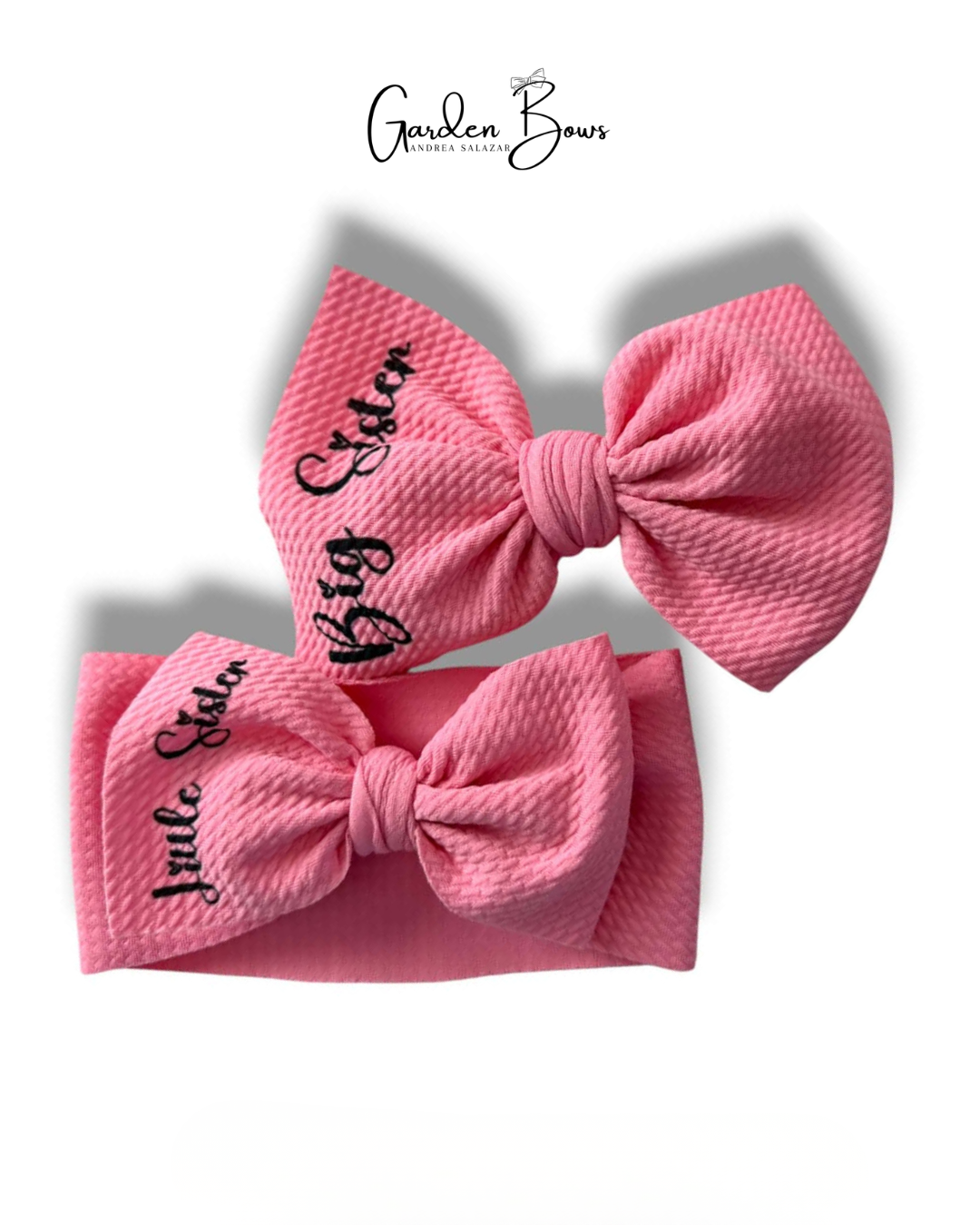 Little Sister Headwrap & Big Sister Bow