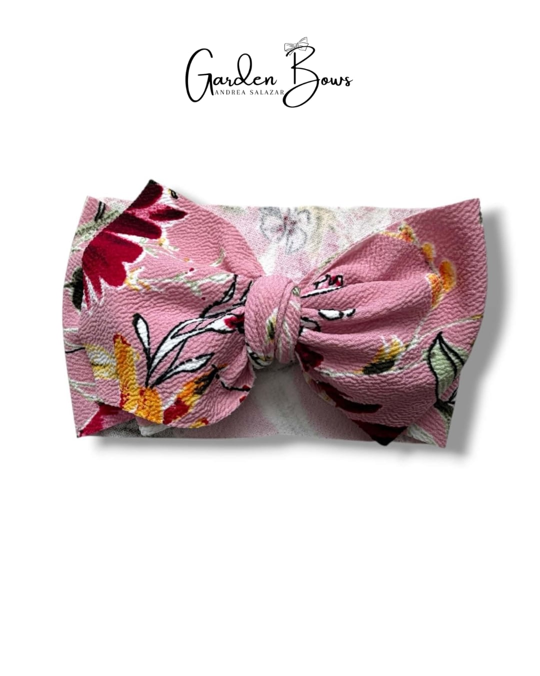 Floral Pink Headwrap