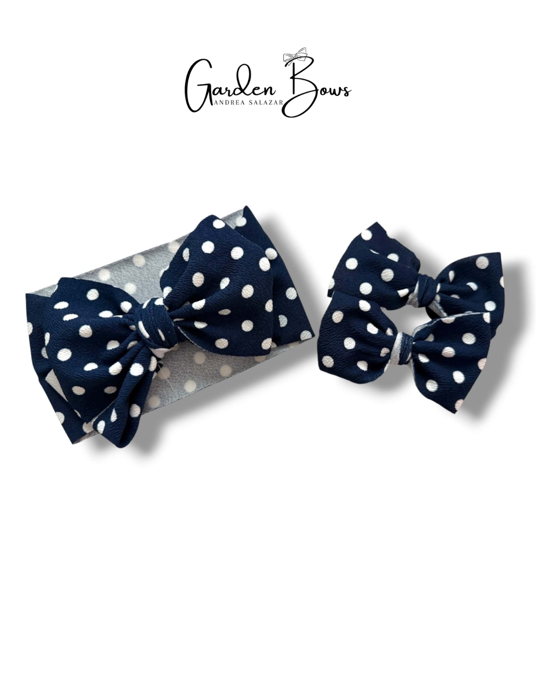 Navy Blue Pigtail Set