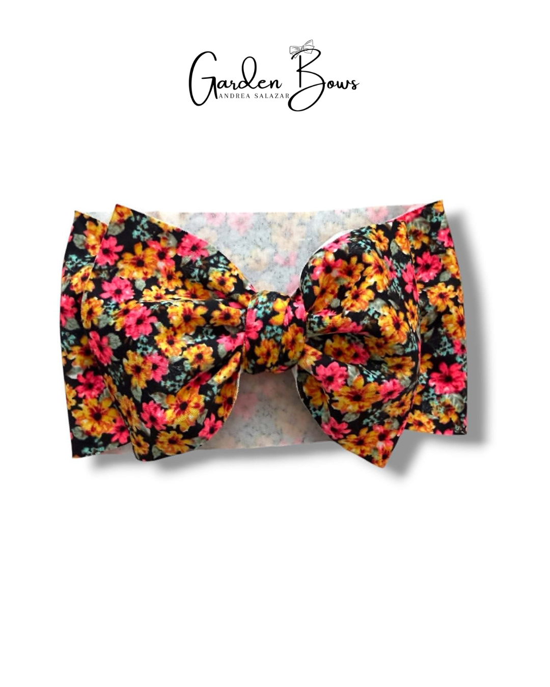 Floral Orange Headwrap
