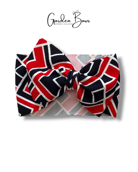Red & Black Headwrap