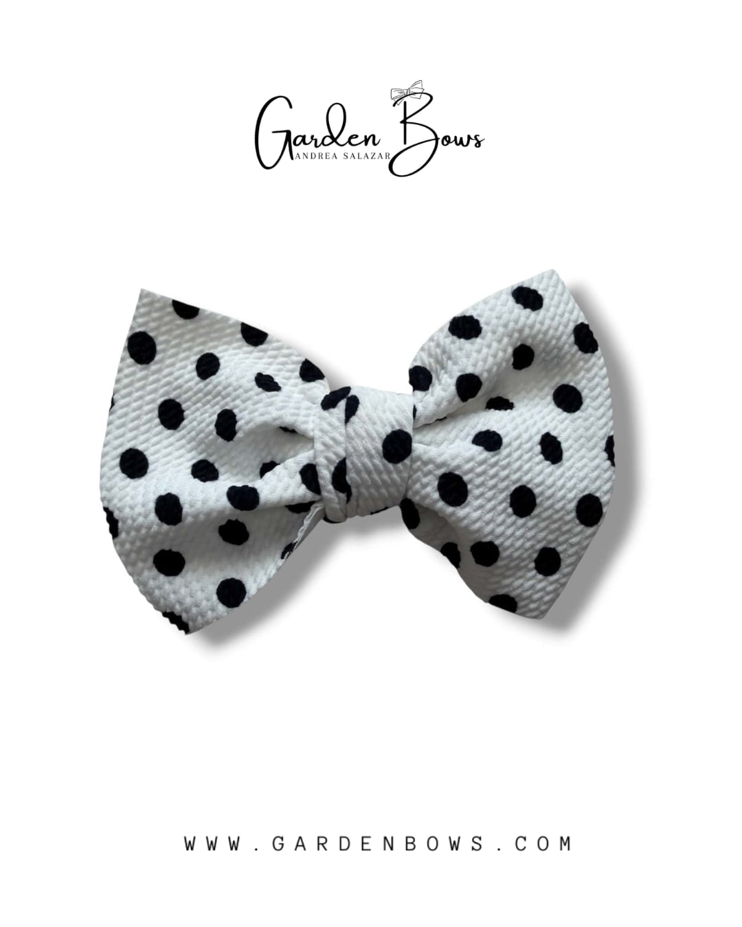 Polka Dot Large Bow