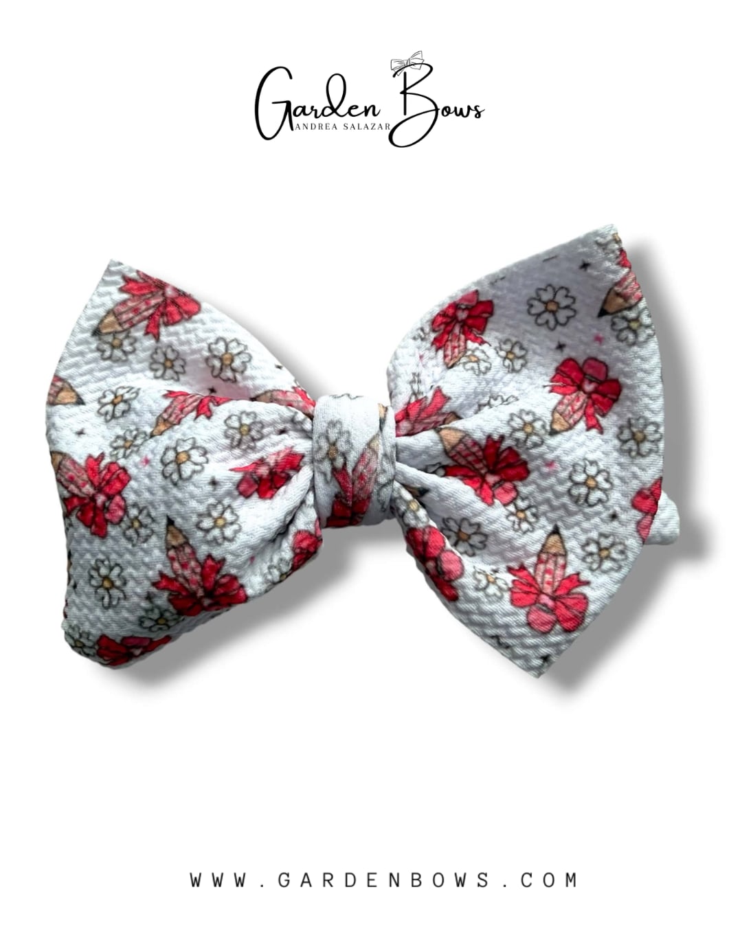 Cute Pencil Large Bow
