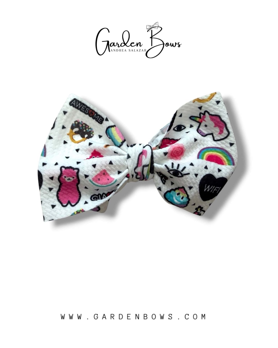 Unicorn Fiesta Large Bow