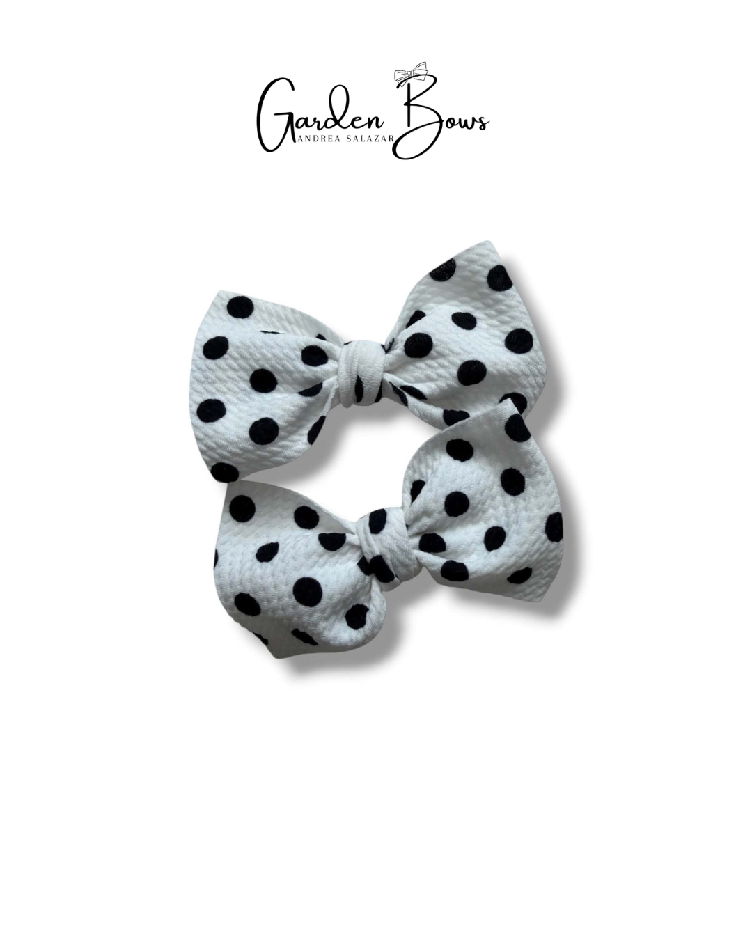 Polka Dot Pigtail Bows