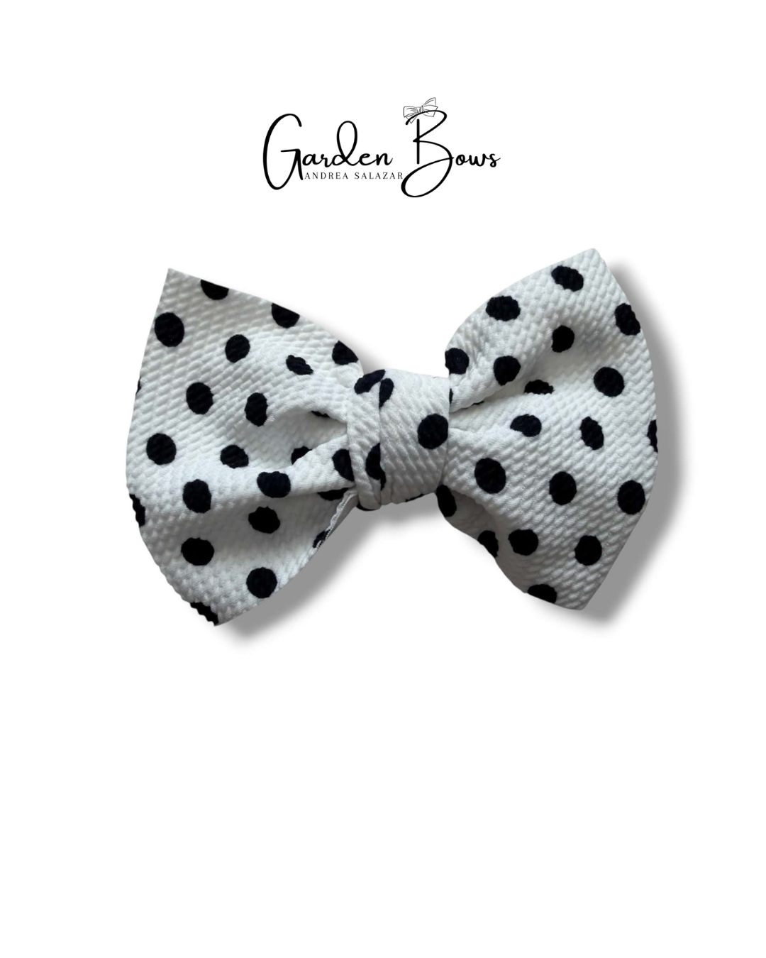 Polka Dot Large Bow