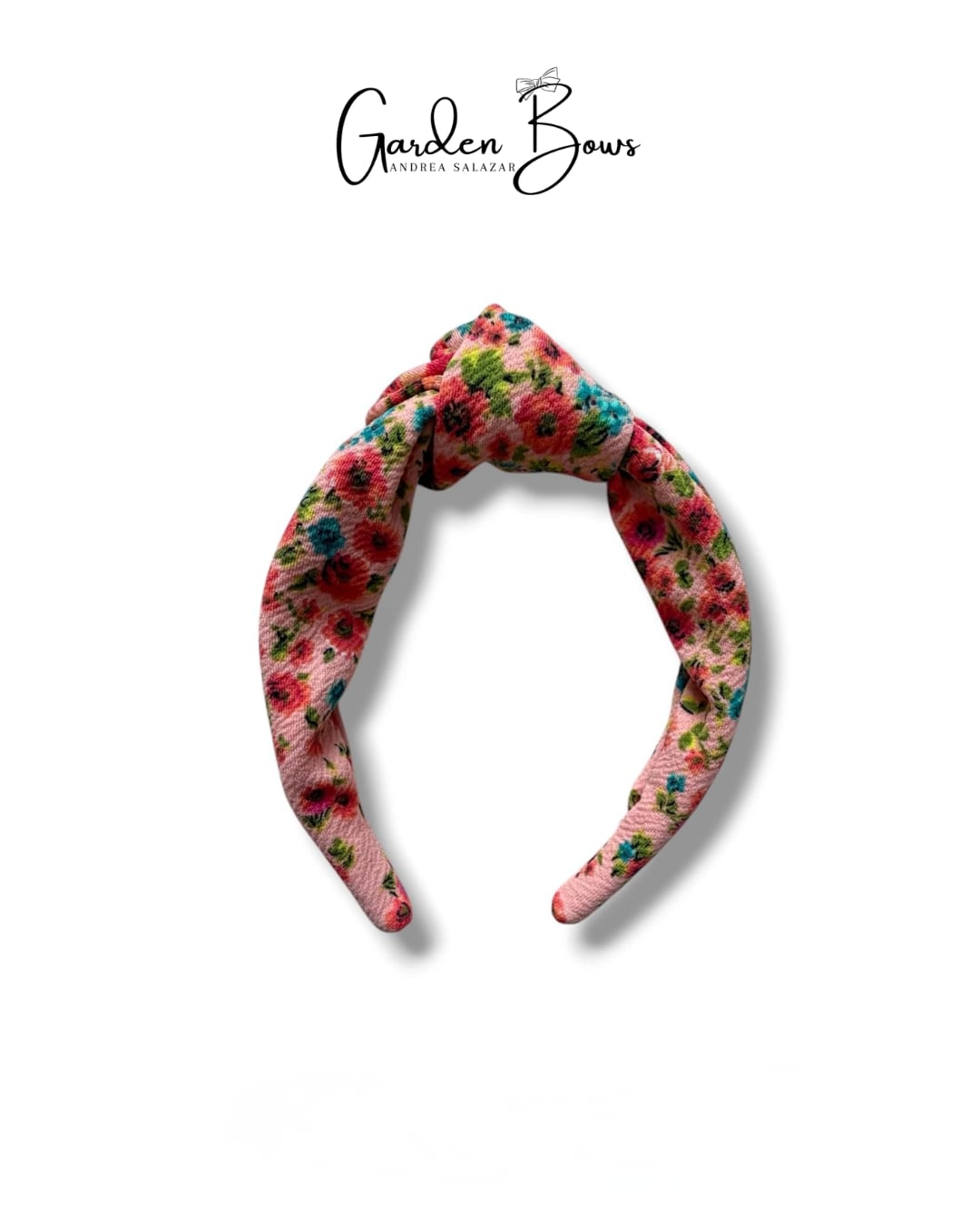 Floral Coral Pink Headband