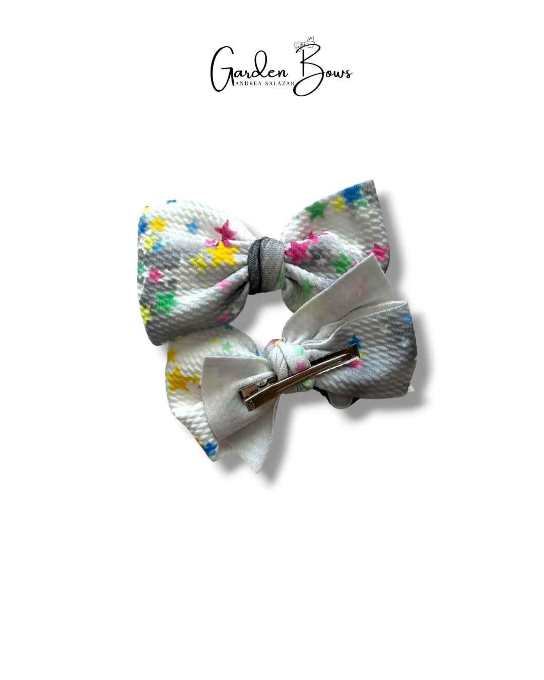 Star Ombre Pigtail Bows