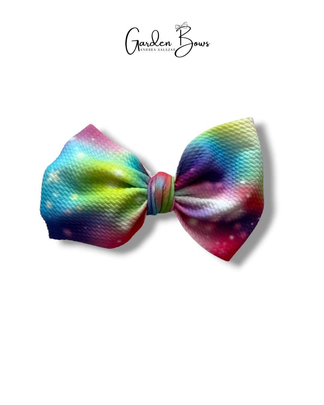Rainbow Sparkle Large Bow