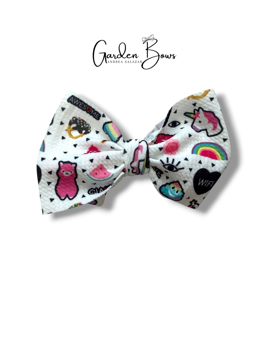 Unicorn Fiesta Large Bow