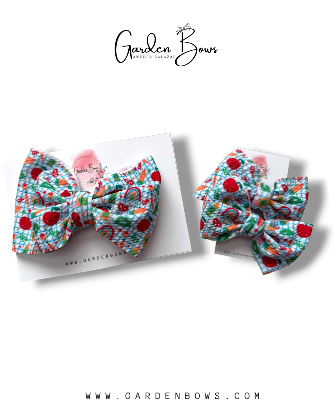 School Supplies Large Bow