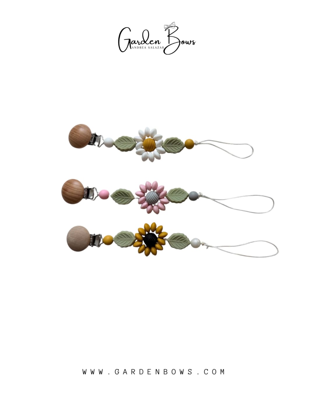 Flower Pacifier Holder