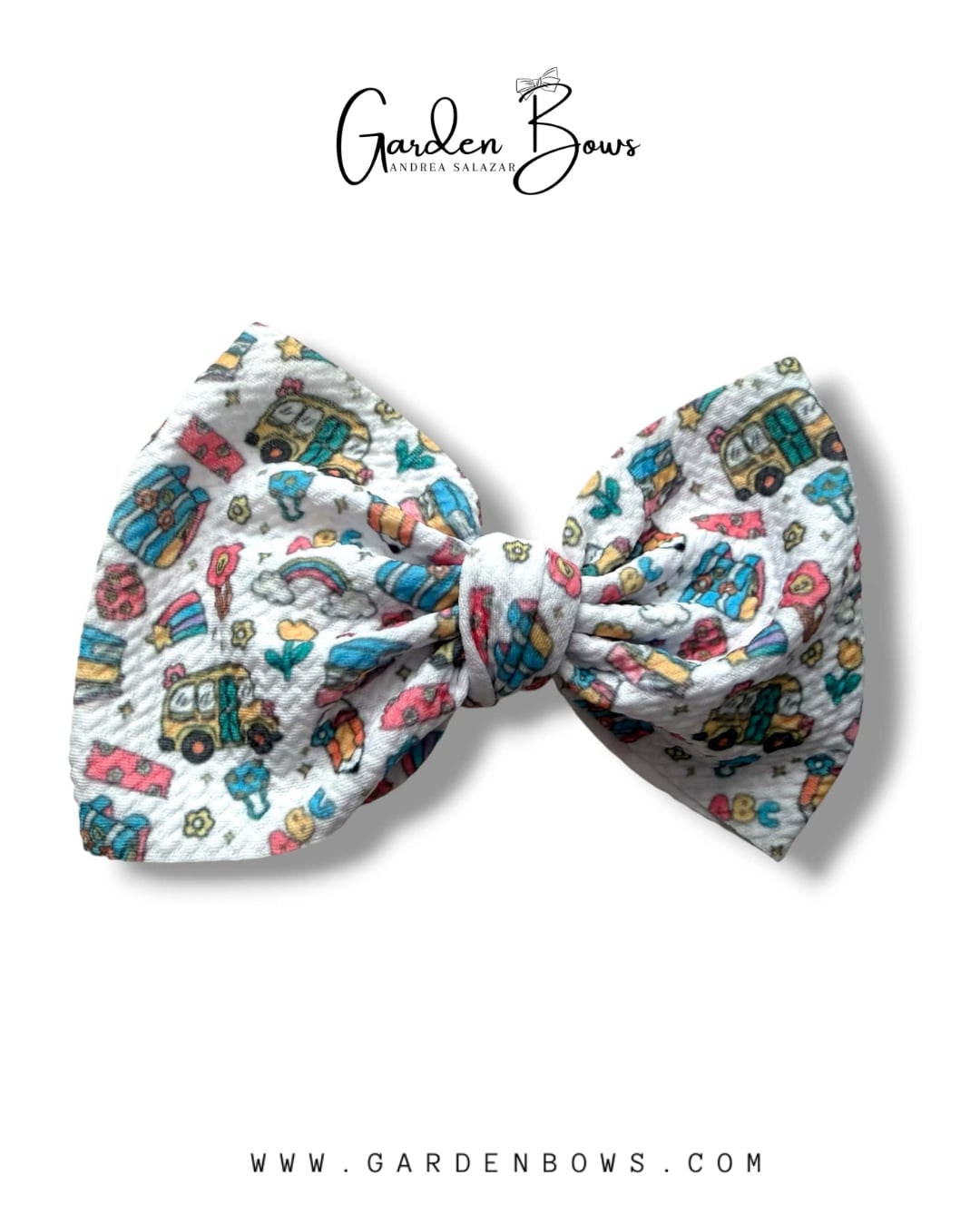 Cute School Large Bow