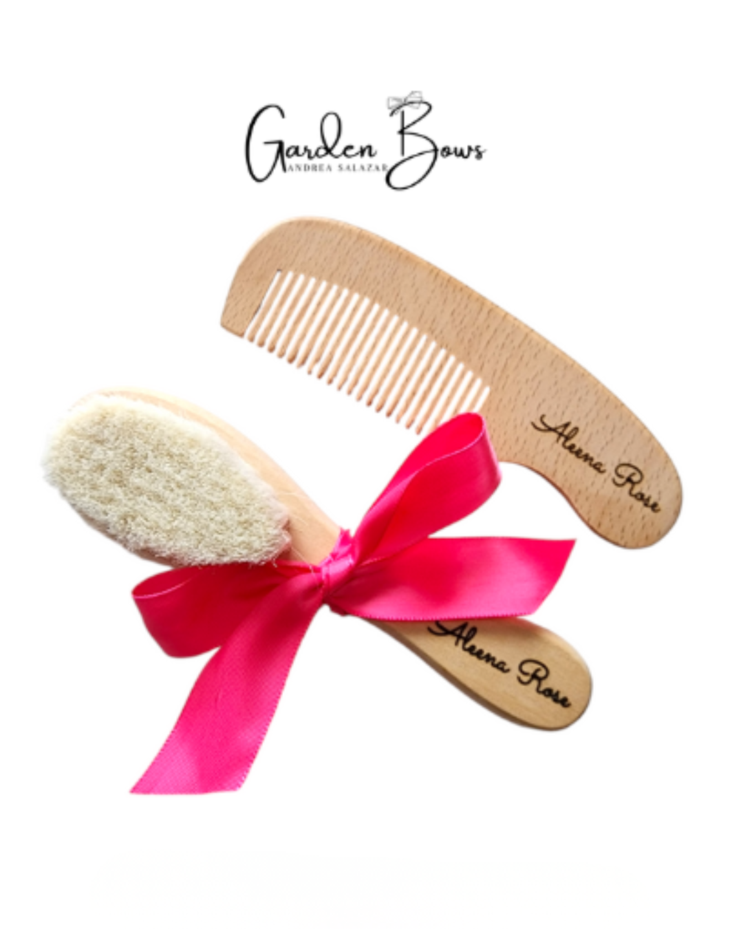 Personalized Brush and Comb Set