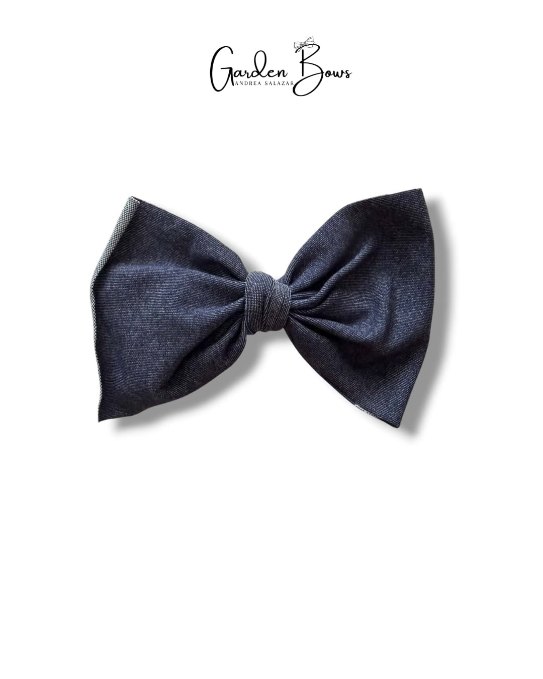 Demin Large Bow