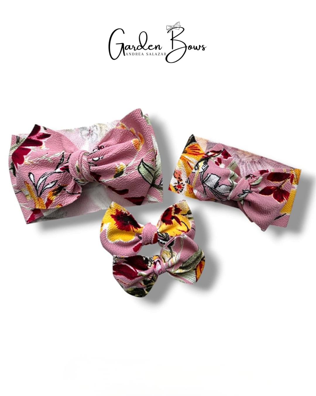 Floral Pink Headwrap