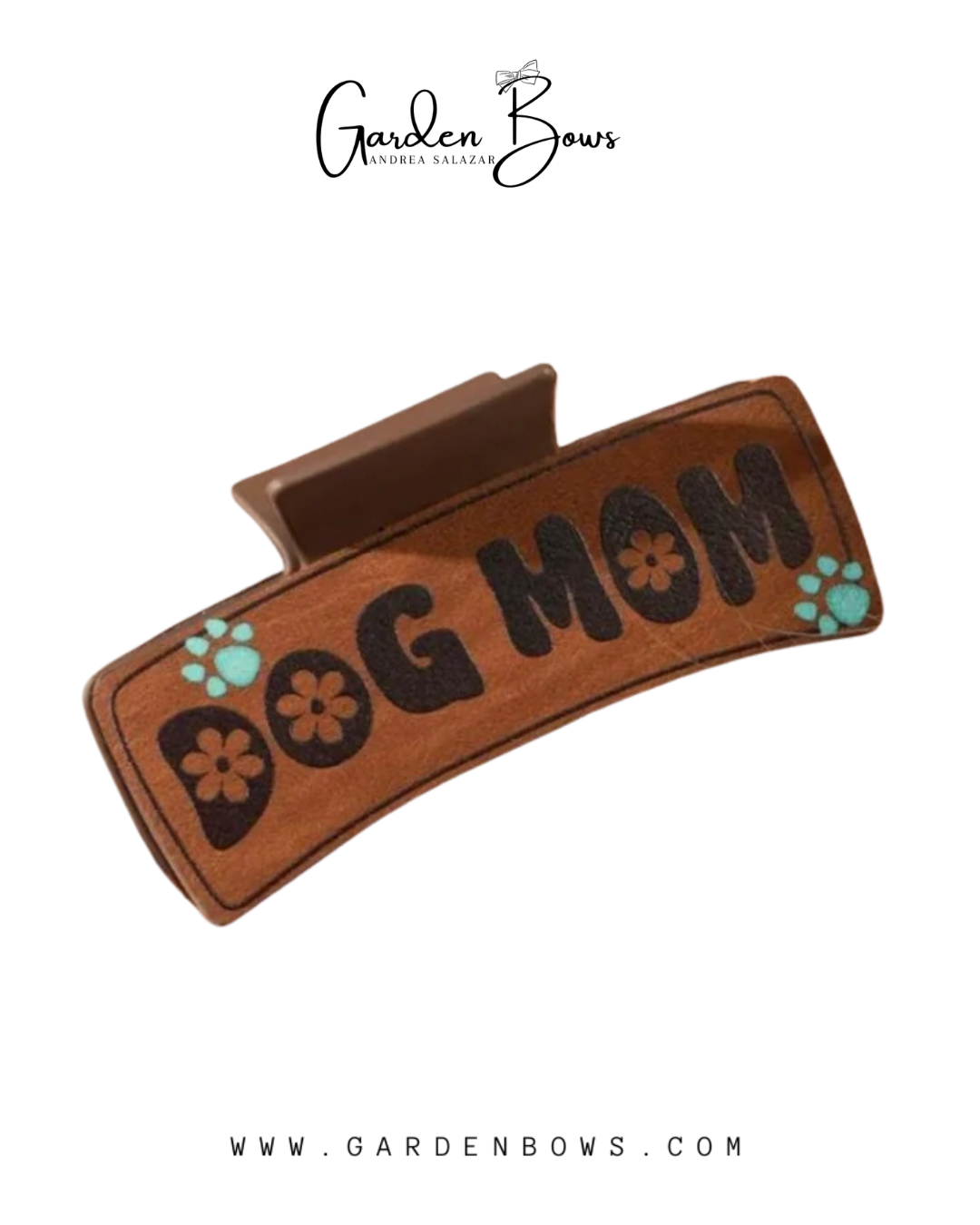 Dog Mom Hair Claw Clip