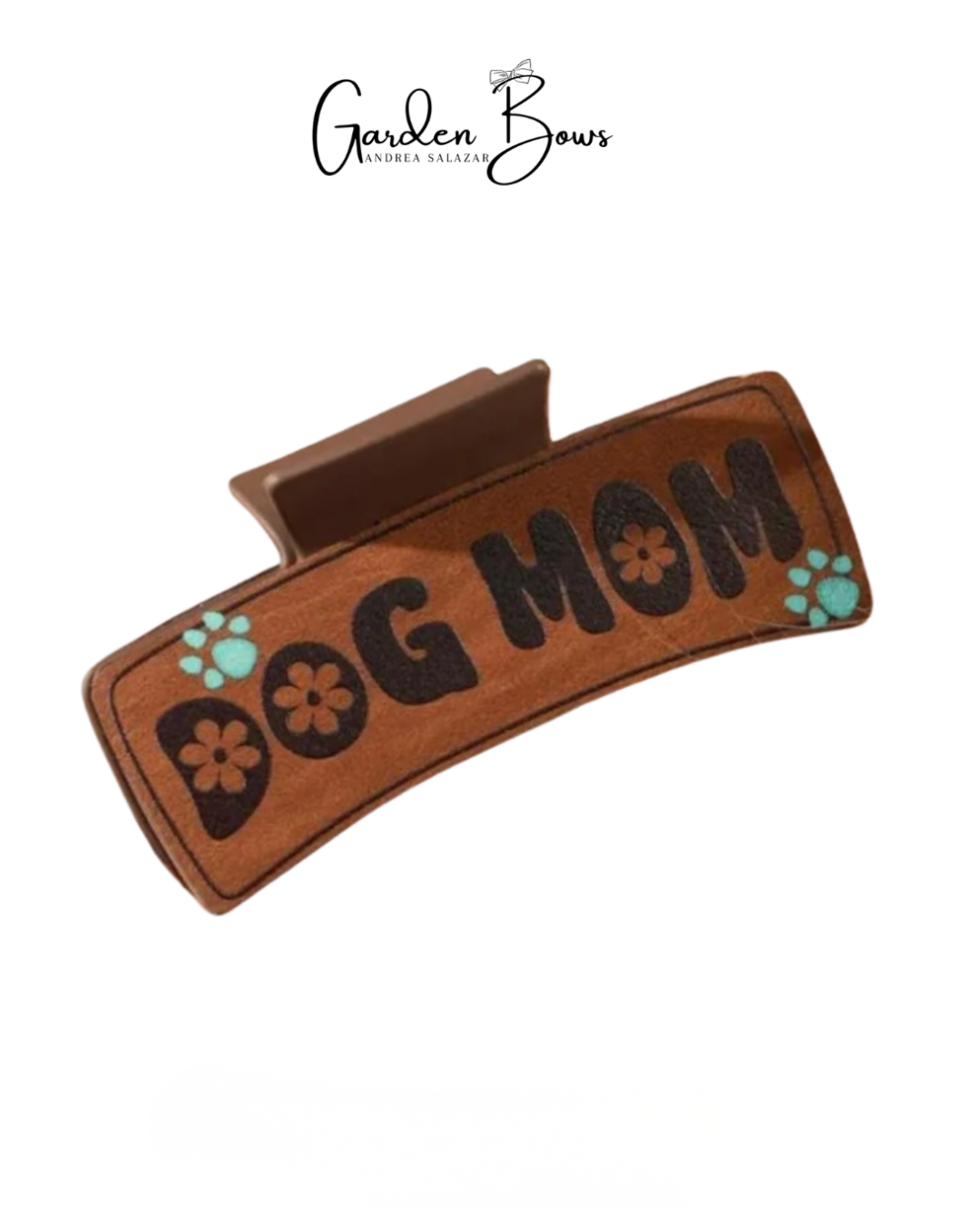 Dog Mom Hair Claw Clip