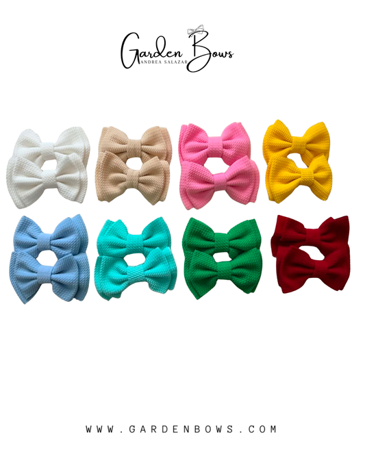 Double Bow Pigtail Bundle