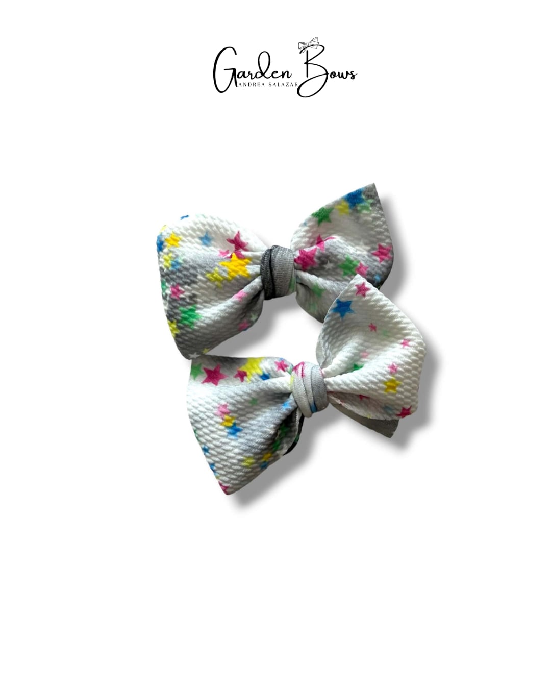 Star Ombre Pigtail Bows