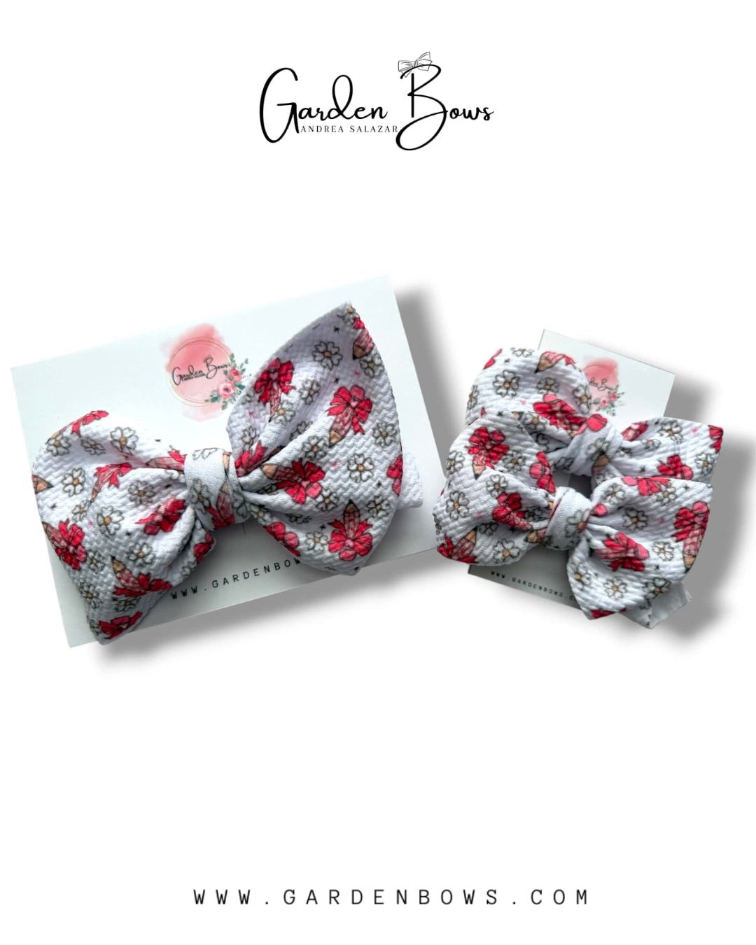 Cute Pencil Large Bow
