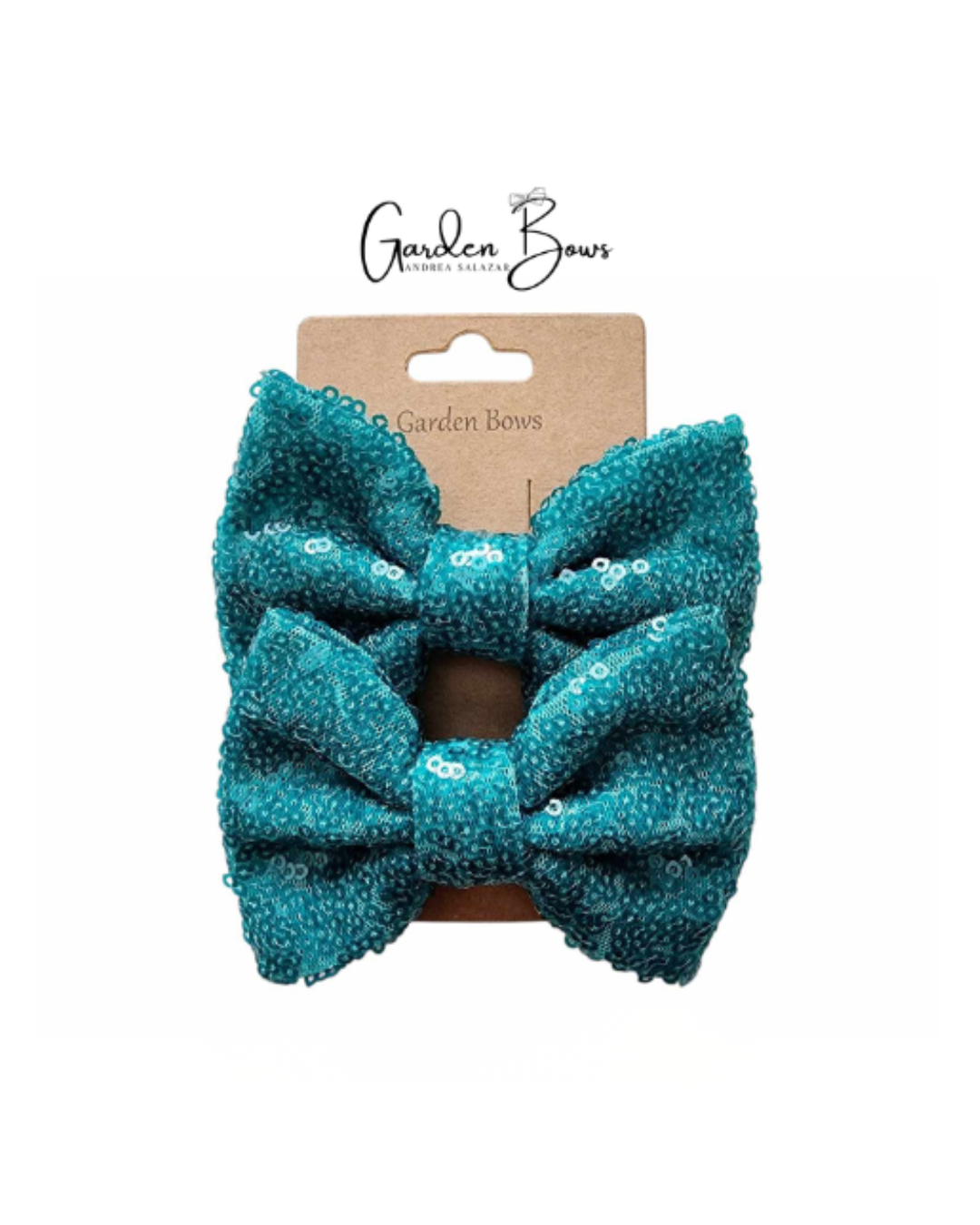 Sequin Neon Pigtail Bows
