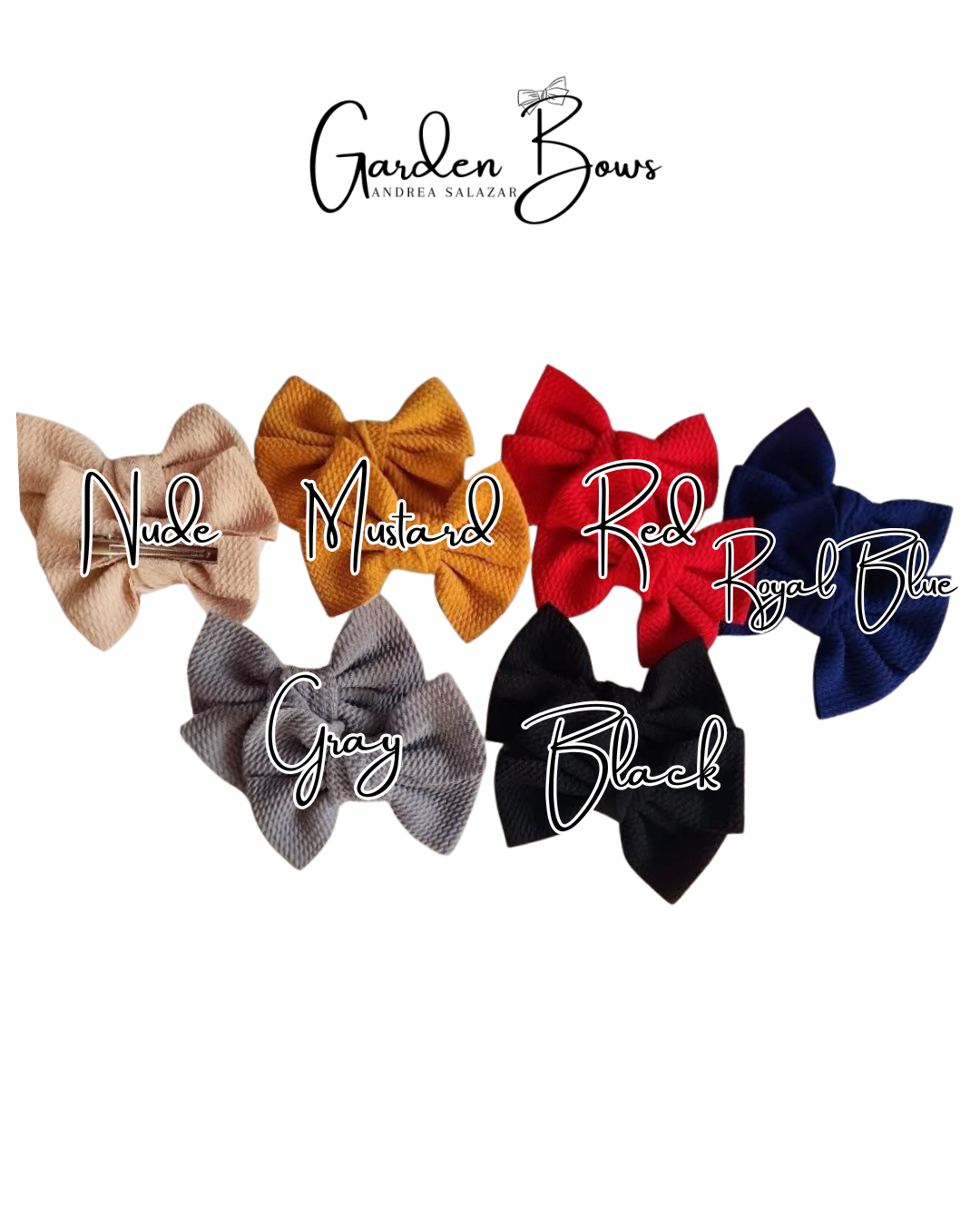 Butterfly Style- Solid Pigtails Bows