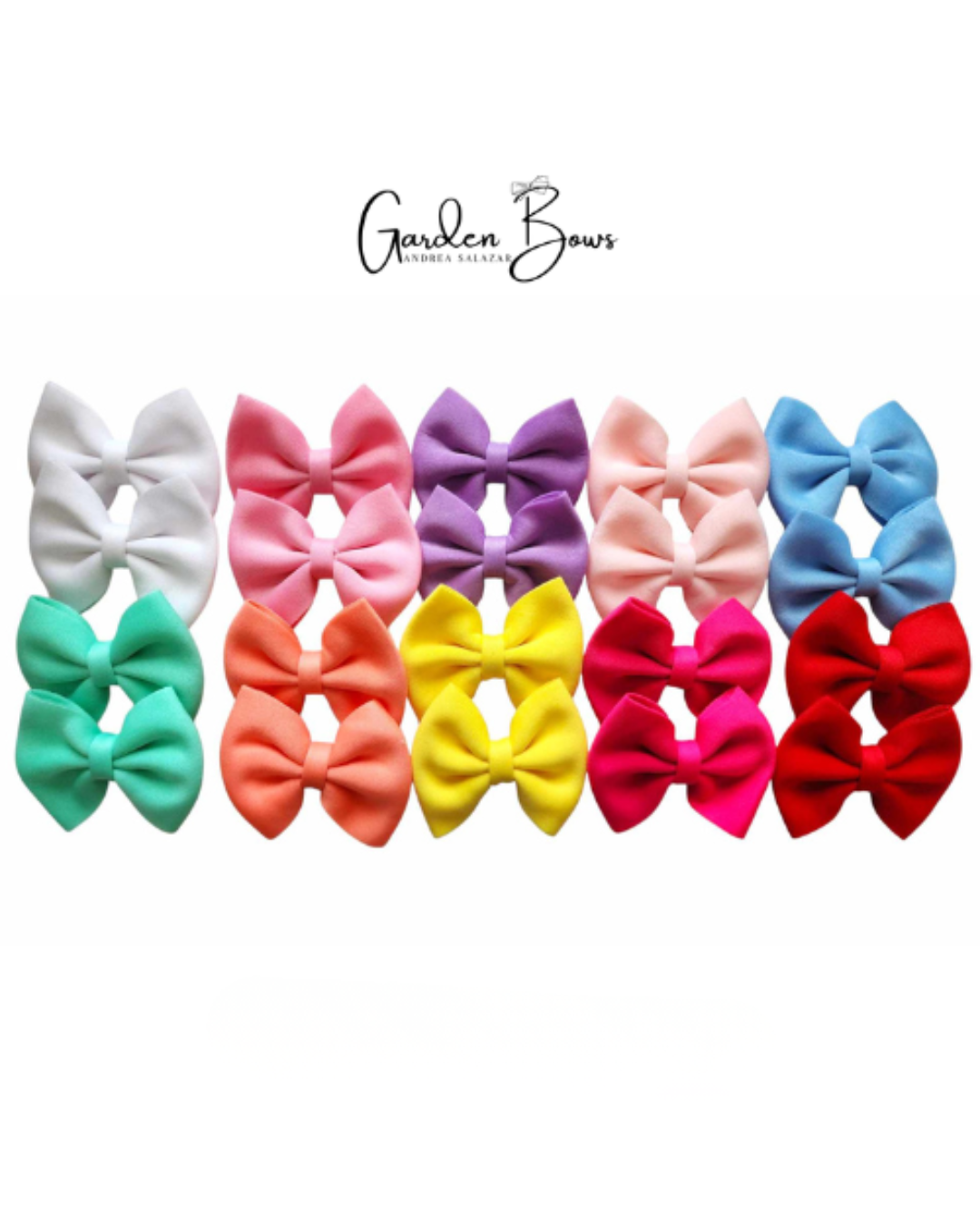 Puff 3 inches Pigtail Bows