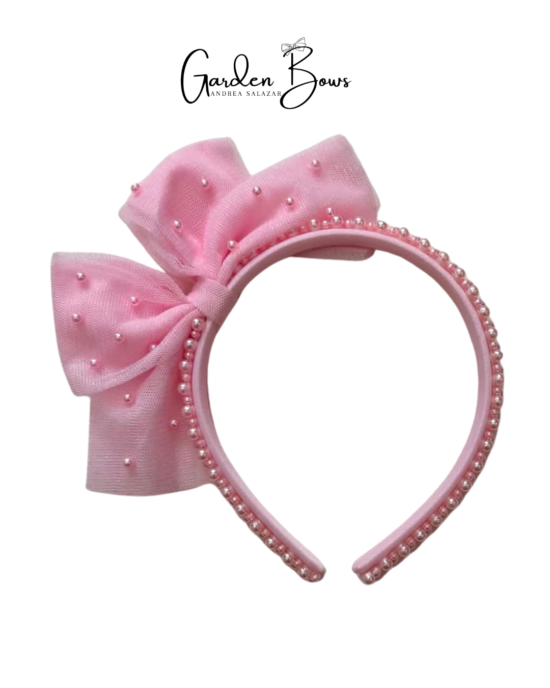 Pink Pearl Headband