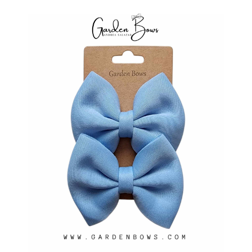 Puff 3 inches Pigtail Bows