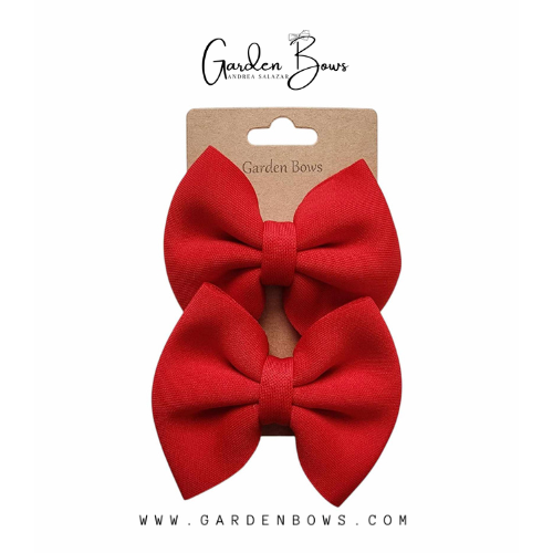 Puff 3 inches Pigtail Bows
