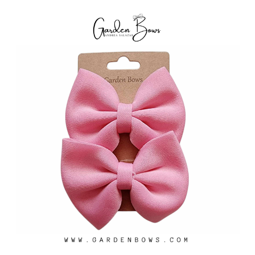Puff 3 inches Pigtail Bows