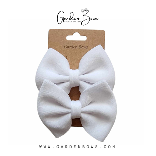 Puff 3 inches Pigtail Bows