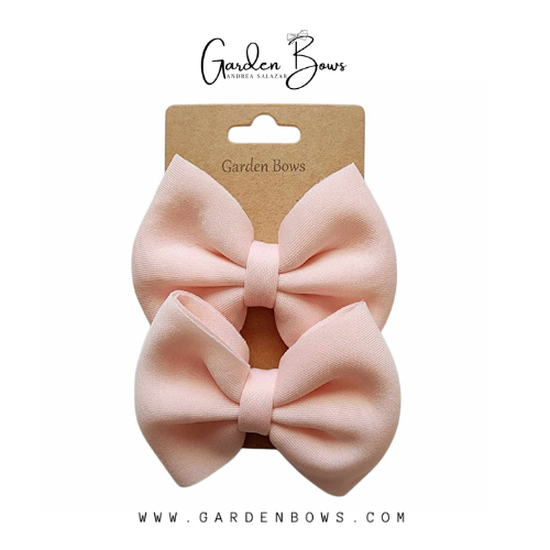 Puff 3 inches Pigtail Bows