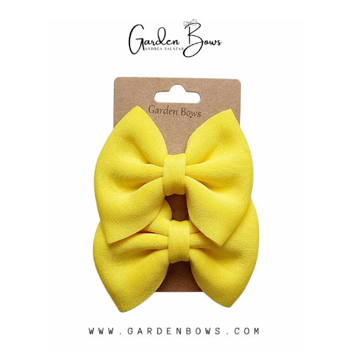 Puff 3 inches Pigtail Bows