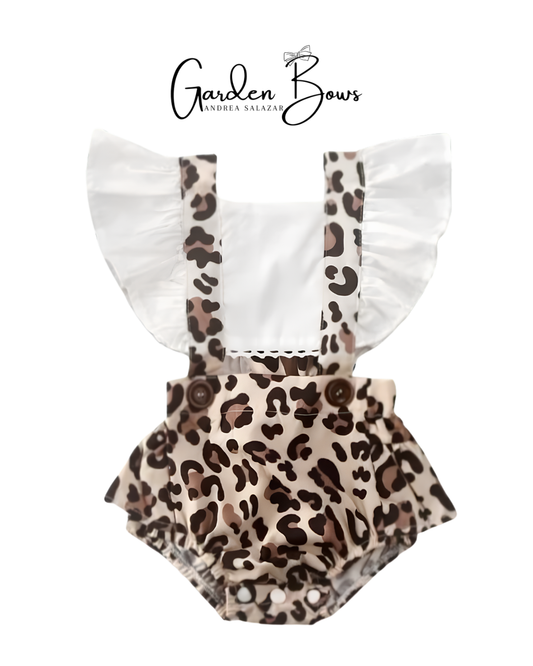 Cheetah Romper