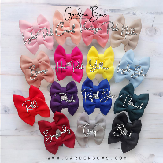 Puff Pigtails sets-set of 2 bows