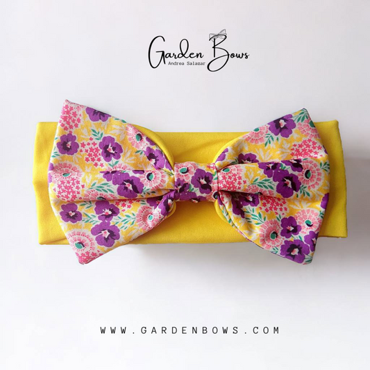 Yellow Floral Headband