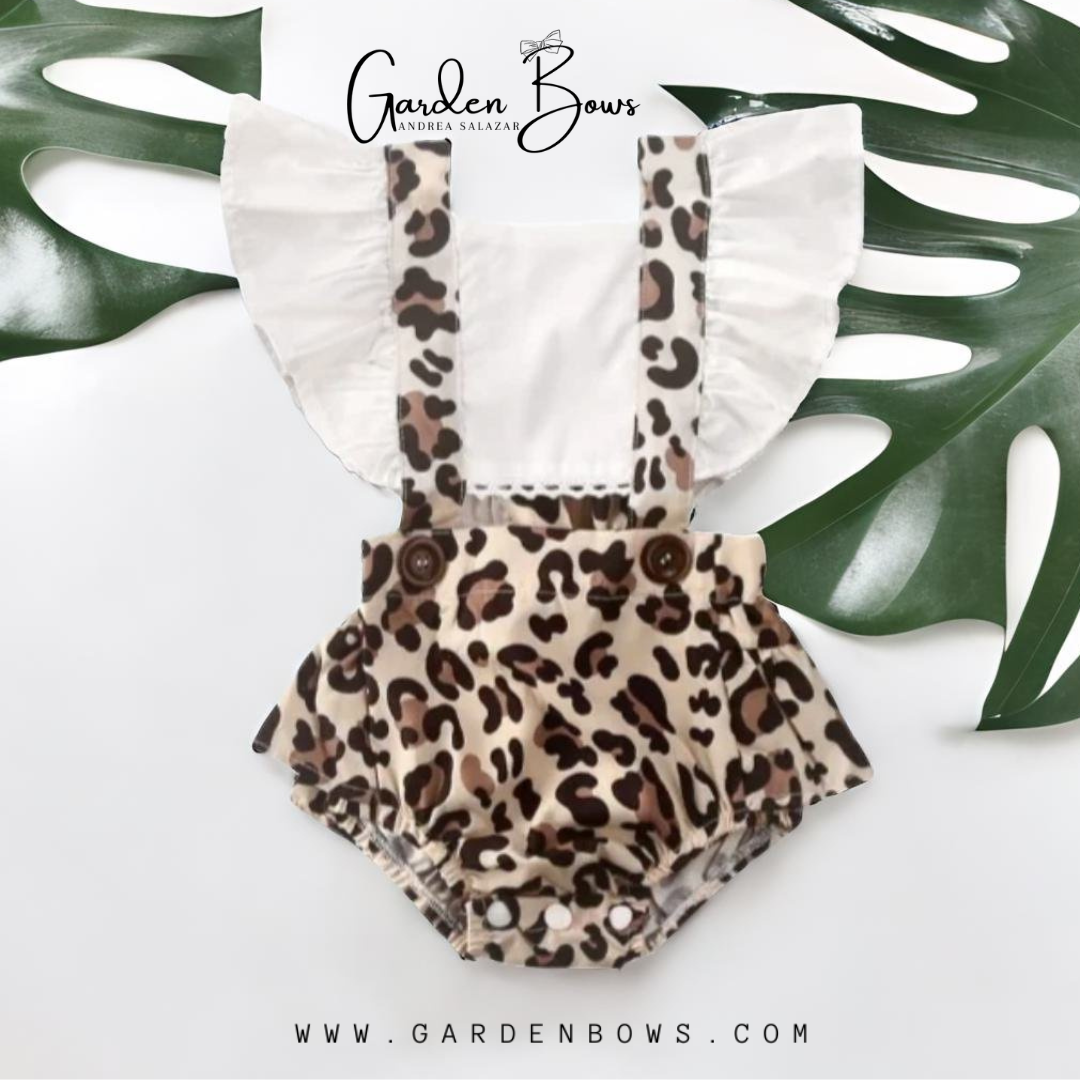 Cheetah Romper