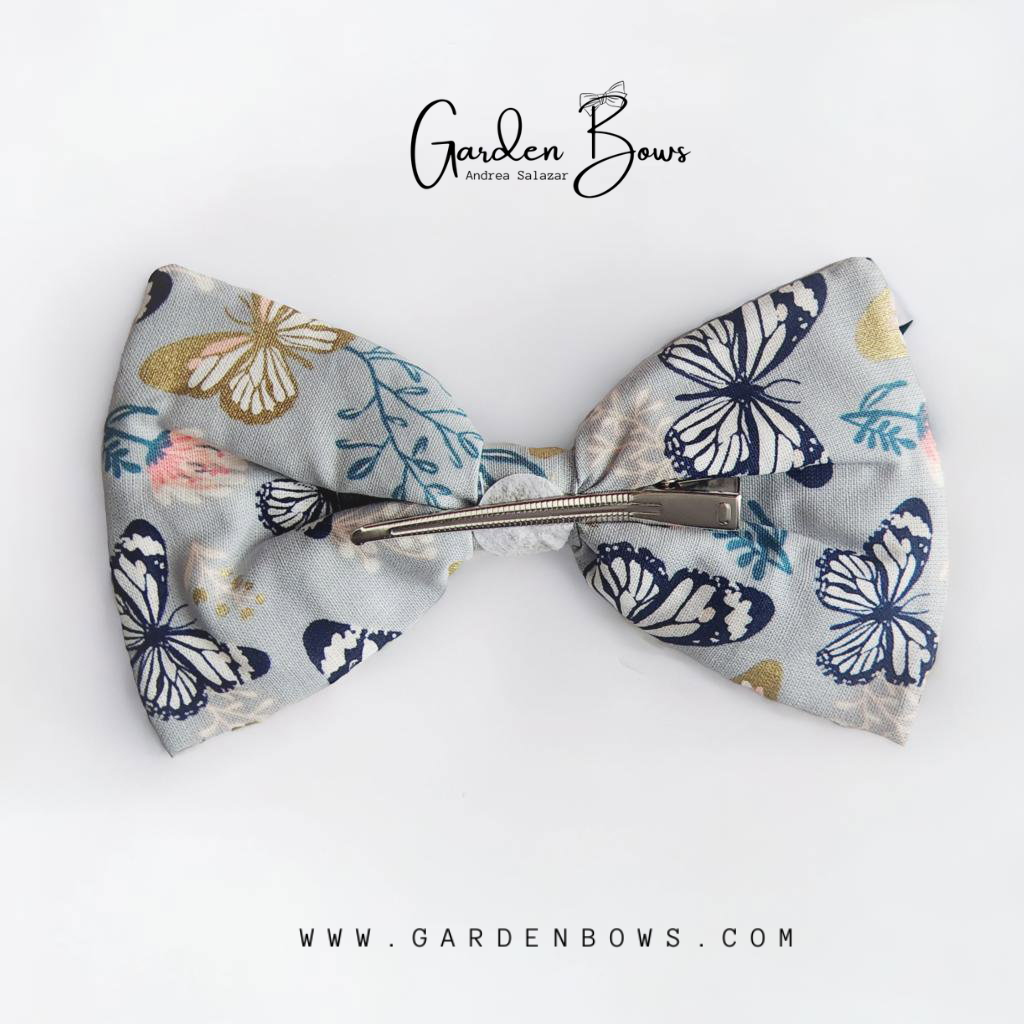 Butterfly Bow- Gray