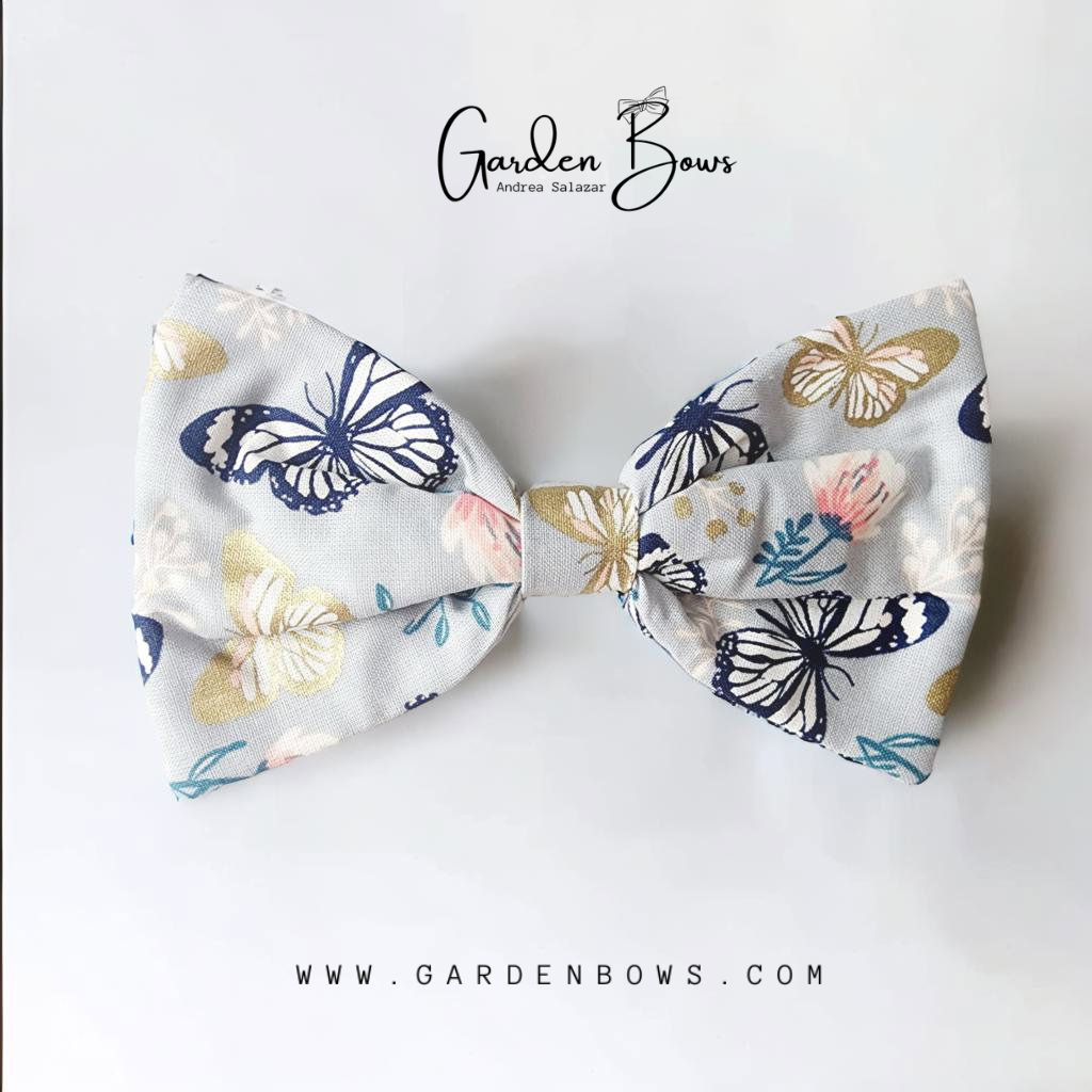 Butterfly Bow- Gray