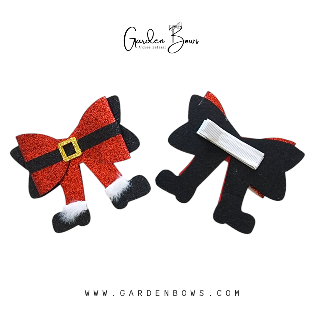 Santa Claus Pigtail Bows