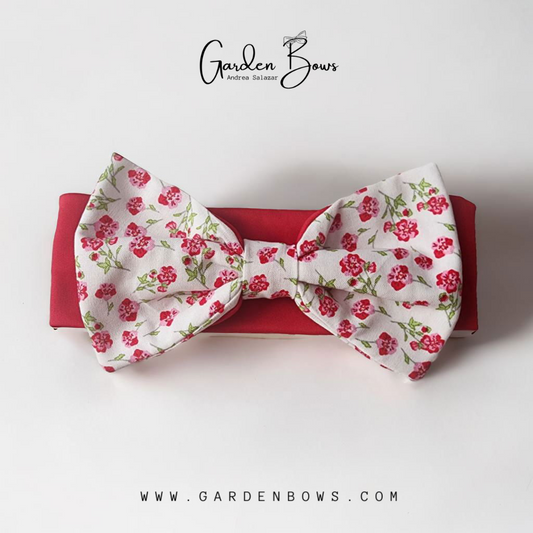 Red Floral Headband